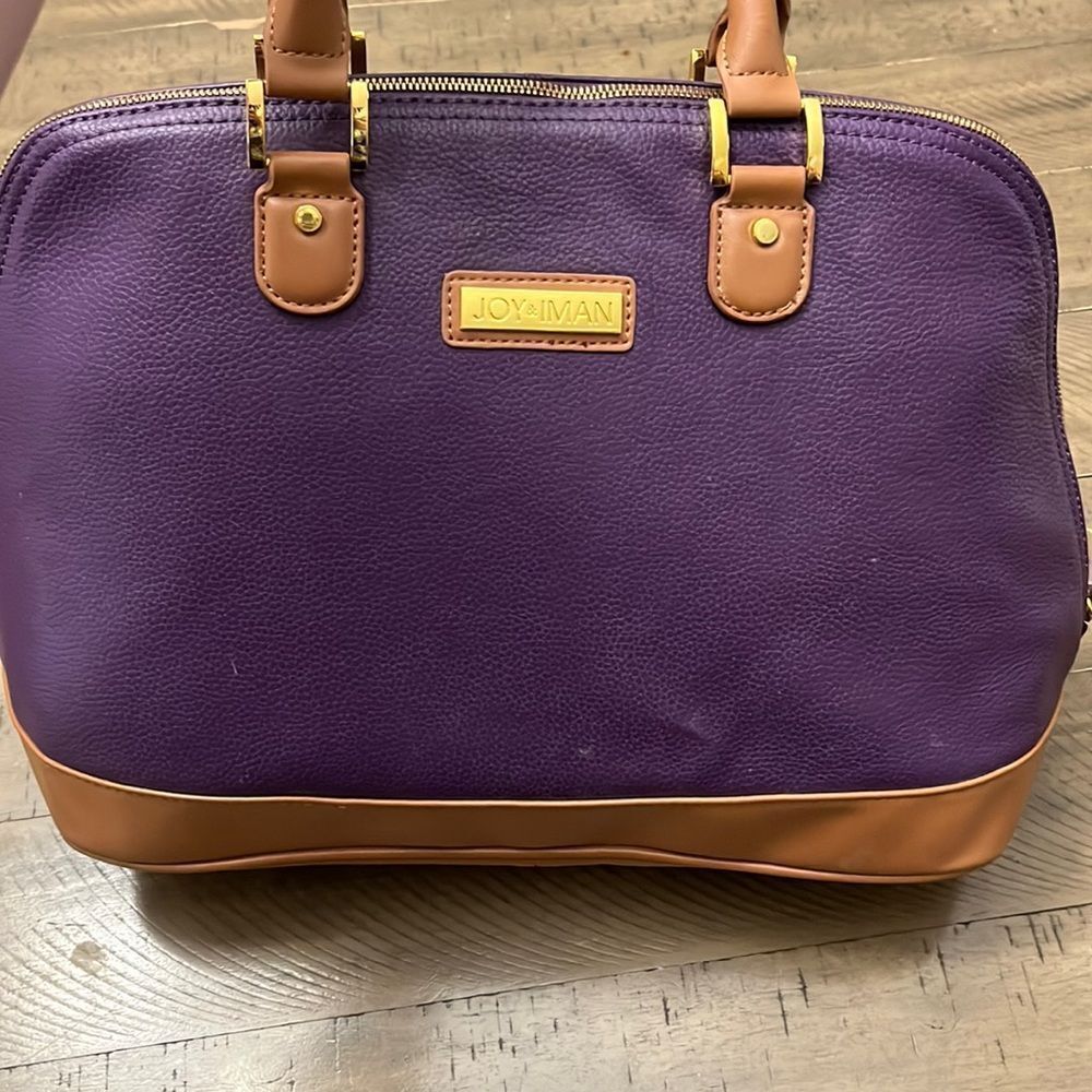 Joy & Iman tote satchel style hand bag